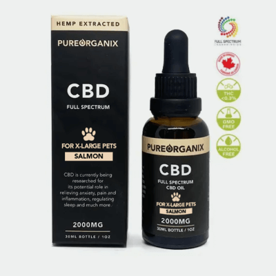 Full Spectrum Organic CBD oil for X-Large Pets 2000mg (30ml)