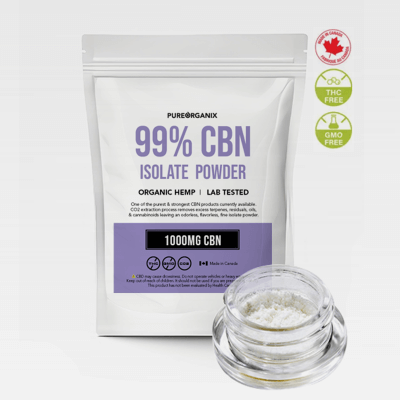 Pure 100% THC Free CBN Isolate Powder